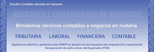Contador en Gamarra